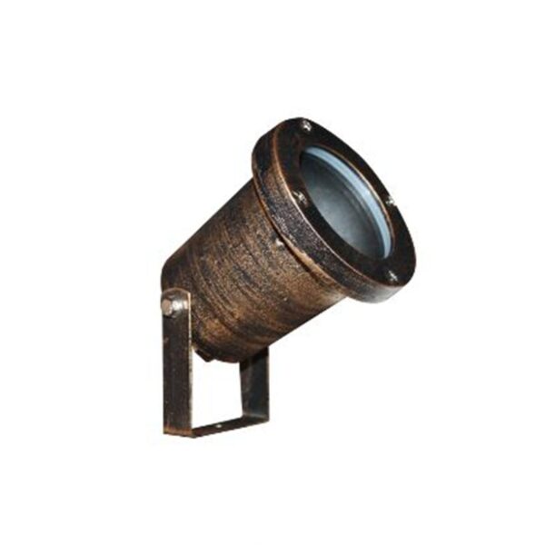 ΣΠΟΤ ΤΟΙΧΟΥ ΑΛΟΥΜΙΝΙΟ ΧΡΥΣΟ & ΜΑΥΡΟ ΣΥΜΒΑΤΙΚΟ 1XGU10 IP65 47x92x104mm