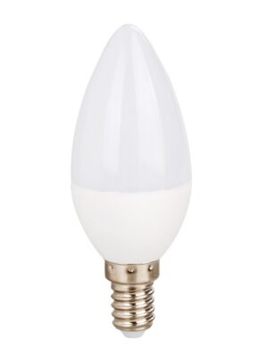 LED SMD  DIM C37 5W 230V AC 360LM RA80 30000HRS 180° 1xE14