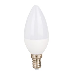 LED SMD C37 5W 3000K 230V AC 440LM RA80 30000HRS 200° 1xE14