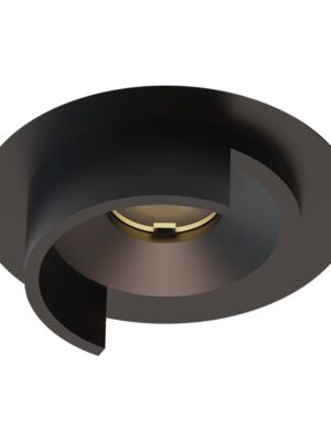 CAPISUR-ΠΡΟΣΟΨΗ 2 ΓΙΑ ΣΠΟΤ ΧΩΝΕΥΤΟ ΜΑΥΡΟ ΑΛΟΥΜΙΝΙΟΥ ΝΤΟΥΛΑΠΑΣ (Φ32-Φ22.4MM)X8MM (EXTERIOR PART)