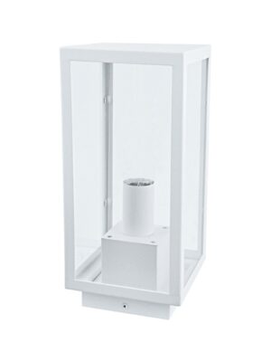 CELIA - ΦΑΝΑΡΙ ΚΗΠΟΥ ΕΠΙΔΑΠΕΔΙΟ ΑΤΣΑΛΙΝΟ ΛΕΥΚΟ ΣΥΜΒΑΤΙΚΟ 1XE27 IP44 160x160x350mm