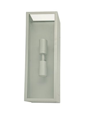 CELIA - ΦΑΝΑΡΙ ΔΙΠΛΗ ΑΠΛΙΚΑ ΚΗΠΟΥ ΕΠΙΤΟΙΧΟ ΑΤΣΑΛΙΝΟ ΓΚΡΙ ΣΥΜΒΑΤΙΚΟ 1XE27 IP44 160x100x450mm