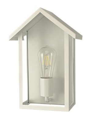 CELIA - ΦΑΝΑΡΙ ΑΠΛΙΚΑ ΚΗΠΟΥ ΕΠΙΤΟΙΧΟ ΑΤΣΑΛΙΝΟ ΛΕΥΚΟ ΣΥΜΒΑΤΙΚΟ 1XE27 IP44 220x120x325mm