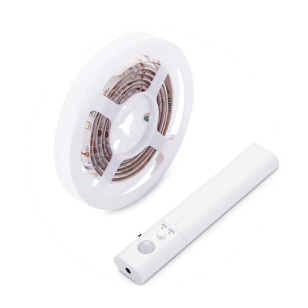 ΛΩΡΙΔΑ LED SMD KIT 1M 4000K IP65 ΜΕ ΑΙΣΘΗΤΗΡΑ ΚΑΙ ΚΟΥΤΙ ΜΠΑΤΑΡΙΑΣ 4xAAA