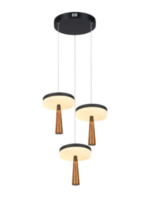 ASIAN-ΦΩΤΙΣΤΙΚΟ ΚΡΕΜΑΣΤΟ ΤΡΙΦΩΤΟ ΑΜΜΩΔΕΣ ΜΑΥΡΟ ΑΛΟΥΜΙΝΙΟΥ LED SMD 32W CCT 2080LM IP20 Φ385X1500MM