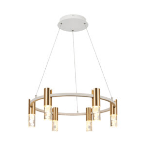 OASIS-ΦΩΤΙΣΤΙΚΟ ΚΡΕΜΑΣΤΟ ΕΞΑΦΩΤΟ ΑΜΜΩΔΕΣ ΛΕΥΚΟ ΑΛΟΥΜΙΝΙΟΥ LED COB 43W CCT 2150LM IP20 606X606X1500MM