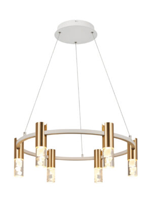 OASIS-ΦΩΤΙΣΤΙΚΟ ΚΡΕΜΑΣΤΟ ΕΞΑΦΩΤΟ ΑΜΜΩΔΕΣ ΛΕΥΚΟ ΑΛΟΥΜΙΝΙΟΥ LED COB 43W CCT 2150LM IP20 606X606X1500MM