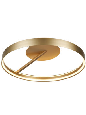 ROLLIE-ΦΩΤΙΣΤΙΚΟ ΟΡΟΦΗΣ ΧΡΥΣΟ ΑΛΟΥΜΙΝΙΟΥ LED SMD 42W CCT 2100LM IP20 Φ576X145MM