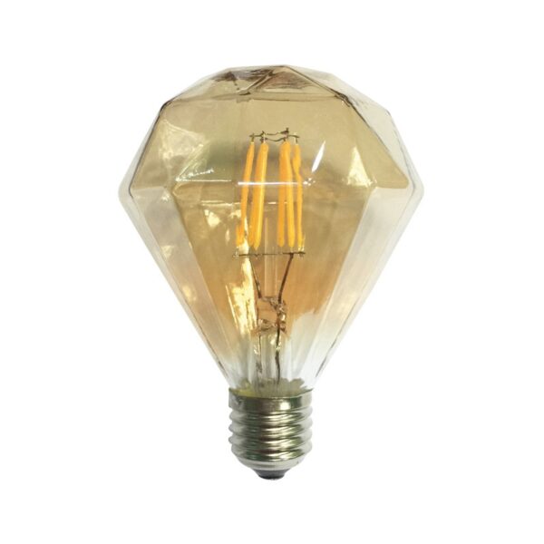 FILAMENT LED 1xE27 ΚΕΧΡΙΜΠΑΡΙ DIM 6W 2700K 230V AC 590LM RA80