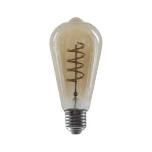 FILAMENT LED ΚΕΧΡΙΜΠΑΡΙ ΣΠΙΡΑΛ DIM ST64 4W 1800K 230V AC 270LM RA80 30000HRS 360° 1xE27