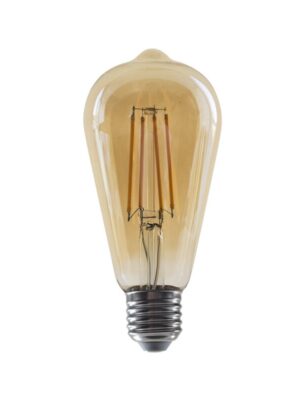 FILAMENT LED ΚΕΧΡΙΜΠΑΡΙ DIM ST64 8W 2700K 230V AC 900LM RA80 30000HRS 360° 1xE27