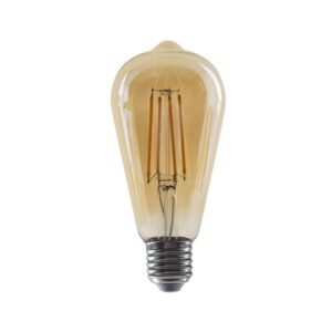 FILAMENT LED ΚΕΧΡΙΜΠΑΡΙ ST64 8W 2700K 230V AC 900LM RA80 30000HRS 360° 1xE27