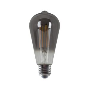 FILAMENT LED SMOKE ST64 8W 1800K 230V AC 400LM RA80 30000HRS 360° 1xE27
