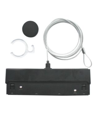 KIT ΕΓΚΑΤΑΣΤΑΣΗΣ ΓΙΑ COSMO20*B & COSMO40*B ΜΑΥΡΟΣ ΜΑΤ ΜΑΓΝΗΤΙΚΟΣ ΑΝΤΑΠΤΟΡΑΣ & 2M AΤΣΑΛΙΝΗ NTIZA ME ΚΛΙΠ