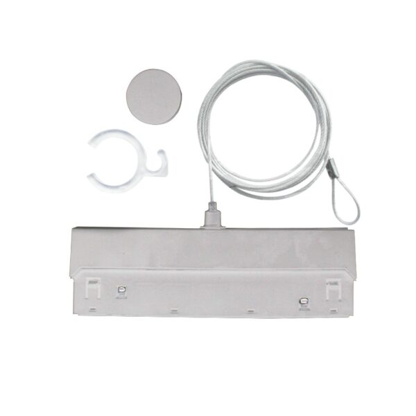 KIT ΕΓΚΑΤΑΣΤΑΣΗΣ ΓΙΑ COSMO20*W & COSMO40*W ΛΕΥΚΟΣ ΜΑΤ ΜΑΓΝΗΤΙΚΟΣ ΑΝΤΑΠΤΟΡΑΣ & 2M AΤΣΑΛΙΝΗ NTIZA ME ΚΛΙΠ