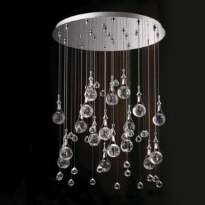 NETTO ΦΩΤΙΣΤΙΚΟ ΟΡΟΦΗΣ ΧΡΩΜΙΟ ΚΡΥΣΤΑΛΛΟ ΣΥΜΒΑΤΙΚΟ 18ΧG4 IP20 Φ580Χ720mm