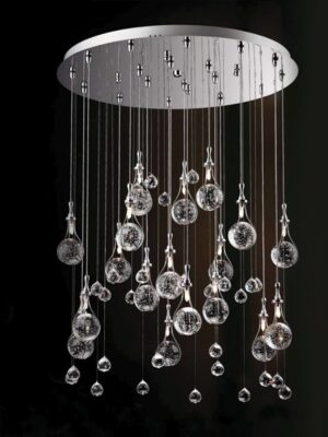 NETTO ΦΩΤΙΣΤΙΚΟ ΟΡΟΦΗΣ ΧΡΩΜΙΟ ΚΡΥΣΤΑΛΛΟ ΣΥΜΒΑΤΙΚΟ 18ΧG4 IP20 Φ580Χ720mm