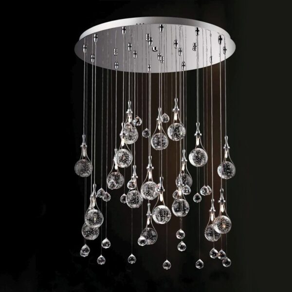 NETTO ΦΩΤΙΣΤΙΚΟ ΟΡΟΦΗΣ ΧΡΩΜΙΟ ΚΡΥΣΤΑΛΛΟ ΣΥΜΒΑΤΙΚΟ 18ΧG4 IP20 Φ580Χ720mm