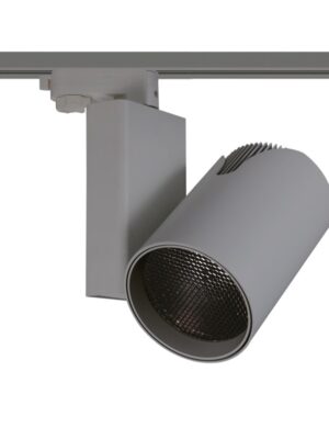 GREY LED TRACK LIGHT 35W 3.000K 4WIRES 24° 2500LM 230V Ra80