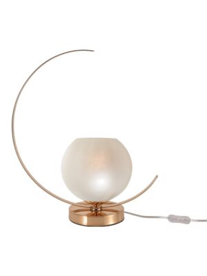 NETTO ΦΩΤΙΣΤΙΚΟ ΕΠΙΤΡΑΠΕΖΙΟ ΓΥΑΛΙΣΤΕΡΟ ΧΡΥΣΟ ΜΕΤΑΛΛΙΚΟ ΣΥΜΒΑΤΙΚΟ 1ΧΕ27 IP20 Φ140Χ420mm