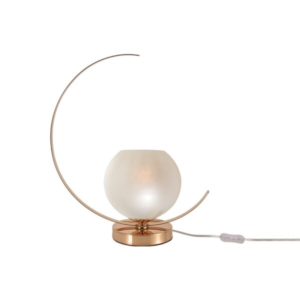 NETTO ΦΩΤΙΣΤΙΚΟ ΕΠΙΤΡΑΠΕΖΙΟ ΓΥΑΛΙΣΤΕΡΟ ΧΡΥΣΟ ΜΕΤΑΛΛΙΚΟ ΣΥΜΒΑΤΙΚΟ 1ΧΕ27 IP20 Φ140Χ420mm