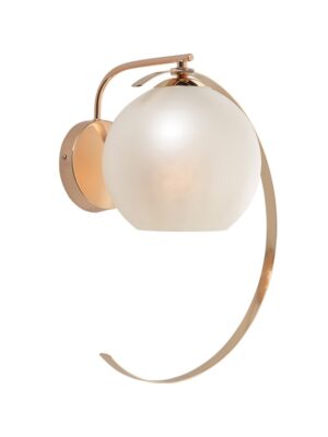 ΕΠΙΤΟΙΧΟ Φ/Σ 1ΧΕ27 ΜΕΤΑΛΛΙΚΟ ΧΡΥΣΟ+ΠΕΡΛΕ ΓΥΑΛΙ 35ΧH37CM IPARELLE