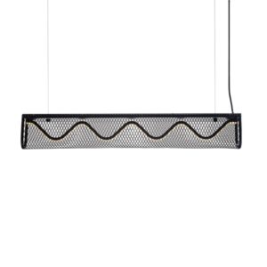 NETTO ΦΩΤΙΣΤΙΚΟ ΚΡΕΜΑΣΤΟ ΜΑΥΡΟ ΜΕΤΑΛΛΙΚΟ LED 11W 3000K 1180Lm IP20 800Χ1100mm