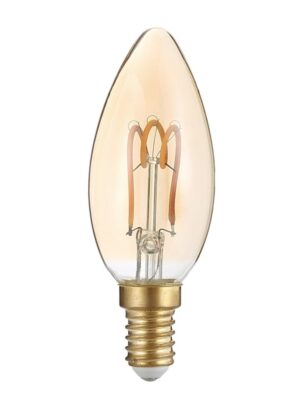 FILAMENT LED ΚΕΧΡΙΜΠΑΡΙ 3W 2700K 230V AC 200LM RA80 30000HRS 300° 1xE14
