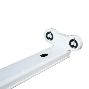 ΠΑΡΟΧΗ ΣΥΝΔΕΣΗΣ ΓΙΑ ΛΑΜΠΤΗΡΑ LED 2xT8 ΑΝΟΞΕΙΔΩΤΟ ΑΤΣΑΛΙ IP20 1200x34x15mm