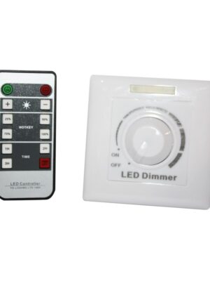 LED ΕΠΙΤΟΙΧΟ TRIAC DIMMER 220V AC 200W & RF REMOTE