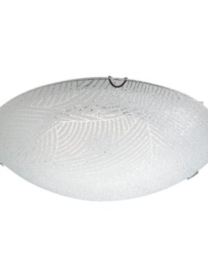 FORCE-ΦΩΤΙΣΤΙΚΟ ΕΠΙΤΟΙΧΟ ΛΕΥΚΟ ΚΡΥΣΤΑΛΙΝΟ ΣΥΜΒΑΤΙΚΟ 2ΧΕ27 IP20 Φ30ΧΗ10CΜ