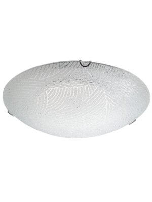 FORCE-ΦΩΤΙΣΤΙΚΟ ΕΠΙΤΟΙΧΟ/ΟΡΟΦΗΣ ΛΕΥΚΟ ΓΥΑΛΙΝΟ ΣΥΜΒΑΤΙΚΟ 3ΧΕ27 IP20 Φ40ΧΗ12CM