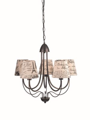 NETTO ΦΩΤΙΣΤΙΚΟ ΚΡΕΜΑΣΤΟ ΚΑΦΕ ΜΕΤΑΛΛΙΚΟ ΣΥΜΒΑΤΙΚΟ 5ΧΕ14 IP20 Φ540Χ1085mm