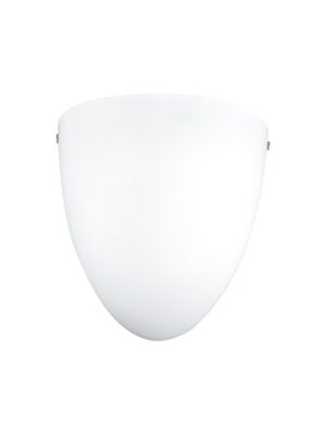 TURTLE-ΦΩΤΙΣΤΙΚΟ ΕΠΙΤΟΙΧΟ ΛΕΥΚΟ ΓΥΑΛΙΝΟ ΣΥΜΒΑΤΙΚΟ 1XE27 IP20 11X21XH20cm