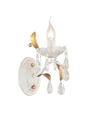 ΕΠΙΤΟΙΧ 1ΧΕ14 ΜΕΤΑΛ ΠΑΤΙΝΑ ΛΕΥKO ΧΡΥΣ+ΚΡΥΣΤ 23,5Χ15,5Χ24,5CM SARDINIA