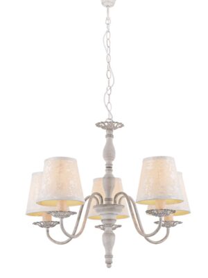 ΚΡΕΜΑΣΤΟ 5ΧΕ14 ΜΕΤΑΛ ΠΑΤΙΝΑ ΛΕΥΚΟ/ΜΑΥΡΟ+ΑΜΠΑΖΟΥΡ Φ57ΧΗ103CM KARPATHIA