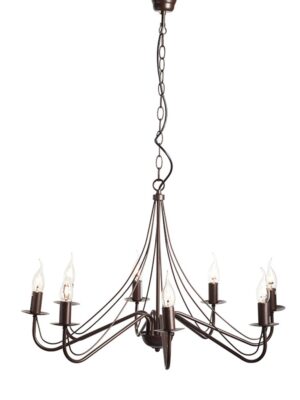 NETTO ΦΩΤΙΣΤΙΚΟ ΚΡΕΜΑΣΤΟ ΚΑΦΕ ΜΕΤΑΛΛΙΚΟ ΣΥΜΒΑΤΙΚΟ 8ΧΕ14 IP20 Φ780Χ1050mm