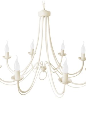 NETTO ΦΩΤΙΣΤΙΚΟ ΚΡΕΜΑΣΤΟ ΛΕΥΚΗ ΠΑΤΙΝΑ ΜΕΤΑΛΛΙΚΗ ΣΥΜΒΑΤΙΚΗ 8ΧΕ14 IP20 Φ760Χ1050mm