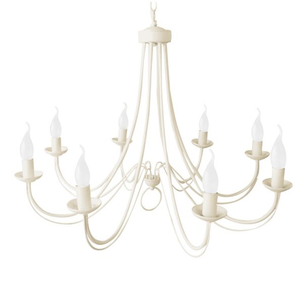 NETTO ΦΩΤΙΣΤΙΚΟ ΚΡΕΜΑΣΤΟ ΛΕΥΚΗ ΠΑΤΙΝΑ ΜΕΤΑΛΛΙΚΗ ΣΥΜΒΑΤΙΚΗ 8ΧΕ14 IP20 Φ760Χ1050mm