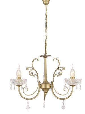 ΚΡΕΜΑΣΤΟ Φ/Σ 3ΧΕ14 ΜΕΤΑΛ ΧΡΥΣΟ ΜΠΡΟΝΖΕ+ΚΡΥΣΤΑΛ Φ56ΧΗ96CM FABERGE