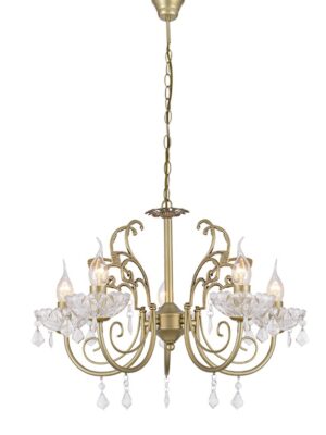 ΚΡΕΜΑΣΤΟ Φ/Σ 5ΧΕ14 ΜΕΤΑΛ ΧΡΥΣΟ ΜΠΡΟΝΖΕ+ΚΡΥΣΤΑΛ Φ56ΧΗ96CM FABERGE