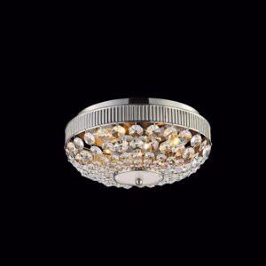 NETTO ΦΩΤΙΣΤΙΚΟ ΟΡΟΦΗΣ ΣΑΤΙΝΕ ΝΙΚΕΛΙΟ ΜΕΤΑΛΛΙΚΟ ΣΥΜΒΑΤΙΚΟ 3ΧΕ14 IP20 Φ340Χ170mm