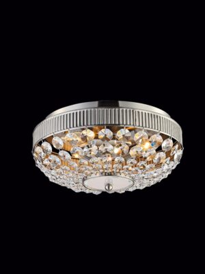 NETTO ΦΩΤΙΣΤΙΚΟ ΟΡΟΦΗΣ ΣΑΤΙΝΕ ΝΙΚΕΛΙΟ ΜΕΤΑΛΛΙΚΟ ΣΥΜΒΑΤΙΚΟ 3ΧΕ14 IP20 Φ340Χ170mm