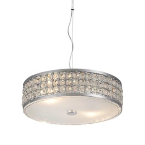 NETTO ΦΩΤΙΣΤΙΚΟ ΚΡΕΜΑΣΤΟ ΧΡΩΜΙΟ ΜΕΤΑΛΛΙΚΟ ΣΥΜΒΑΤΙΚΟ 5ΧΕ14 IP20 Φ120Χ1050mm