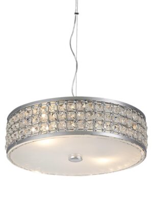 NETTO ΦΩΤΙΣΤΙΚΟ ΚΡΕΜΑΣΤΟ ΧΡΩΜΙΟ ΜΕΤΑΛΛΙΚΟ ΣΥΜΒΑΤΙΚΟ 5ΧΕ14 IP20 Φ120Χ1050mm