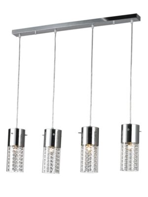 NETTO ΦΩΤΙΣΤΙΚΟ ΚΡΕΜΑΣΤΟ ΧΡΩΜΙΟ ΜΕΤΑΛΛΙΚΟ ΣΥΜΒΑΤΙΚΟ 4ΧΕ14 IP20 820Χ1200mm