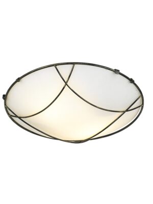 MINOS-ΦΩΤΙΣΤΙΚΟ ΕΠΙΤΟΙΧΟ/ΟΡΟΦΗΣ ΛΕΥΚΟ ΓΥΑΛΙΝΟ ΣΥΜΒΑΤΙΚΟ 3XE27 IP20 Φ40CM