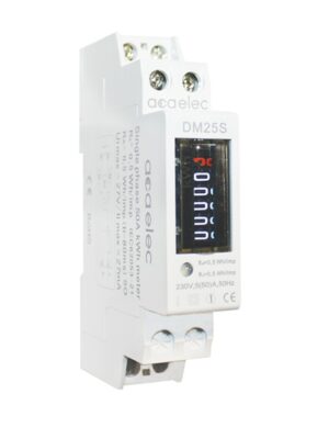 ΑΝΑΛΟΓΙΚΟ ΚΙΛΟΒΑΤΟΩΡΟΜΕΤΡΟ ΡΑΓΑΣ ΜΟΝΟΦΑΣΙΚΟ 5(50)A 230VAC