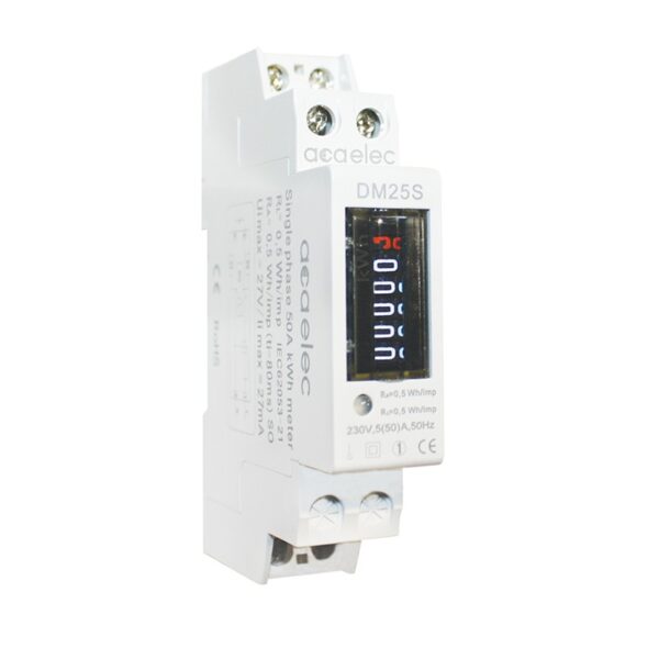 ΑΝΑΛΟΓΙΚΟ ΚΙΛΟΒΑΤΟΩΡΟΜΕΤΡΟ ΡΑΓΑΣ ΜΟΝΟΦΑΣΙΚΟ 5(50)A 230VAC