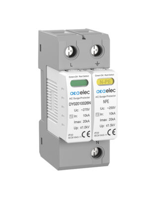 SPD SURGE PROTECTION T2 TYPE 1P+N 20kA